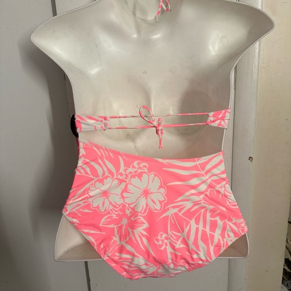 No Boundaries One Piece Tropical Cutout Swimsuit New Size Large 11-13 - Picture 6 of 10